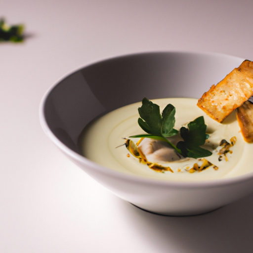 Vichyssoise polévka s pórkem