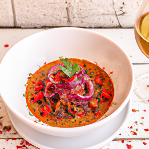 Kuře na vině s houbami