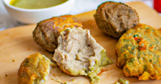 Kořeněné kuřecí kofty s hummusem