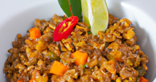 Houbové rizoto se špenátem