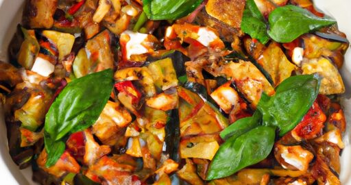 Ratatouille s bramborem a vejci