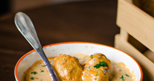 Kuřecí soté s bylinkovým máslem.