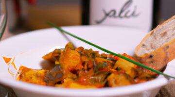 Ratatouille s medailonky vepřových.