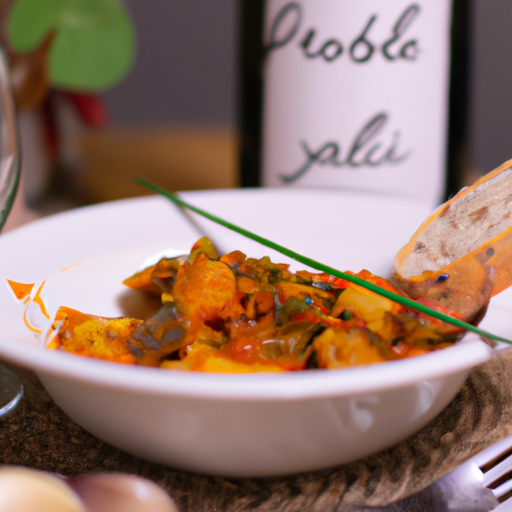 Ratatouille s medailonky vepřových.