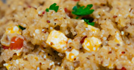 Kořeněný tofu s quinoou