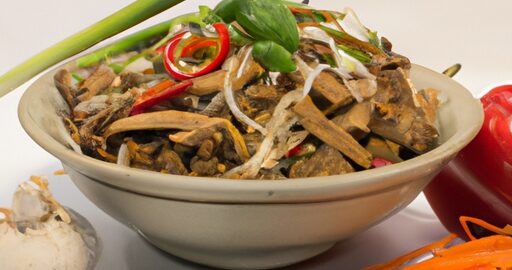 Hovězí se zázvorem a koriandrem