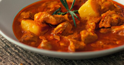 Kari z kuřecího masa s hráškem