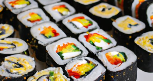 Sushi z lososového maki.