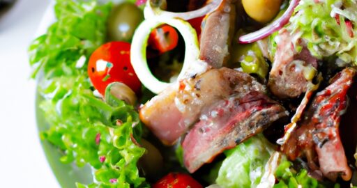 Smažený řízek s bramborovým salátem.