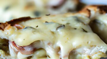 Cibulačka sýrová bageta	gratén.