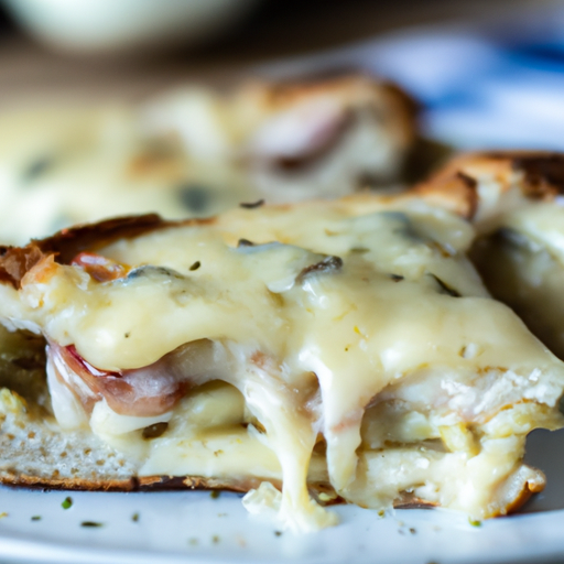 Cibulačka sýrová bageta	gratén.