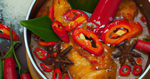 Indonéská kuřecí kari se zeleninou