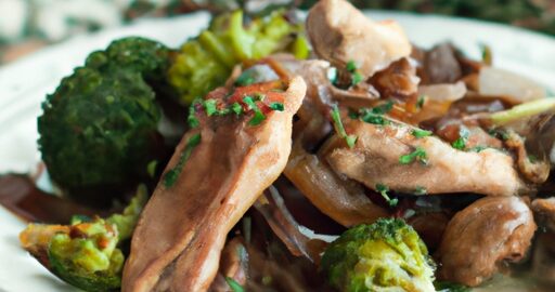 Kuřecí s bramborem a brokolicí