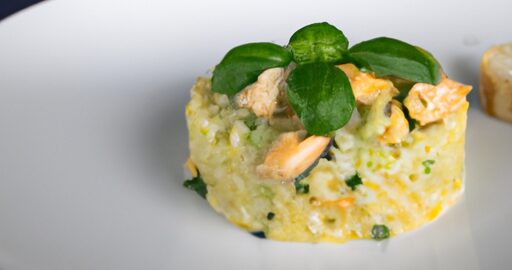 Risotto s hříbky a šunkou