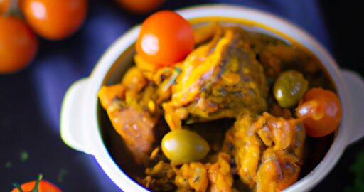 Jehněčí tajine s olivami