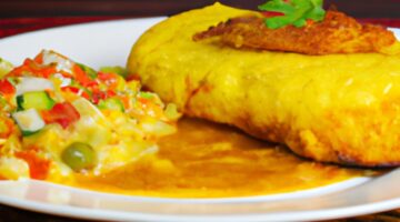 Rybí acarajé s pikantní omáčkou