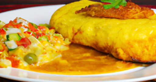 Rybí acarajé s pikantní omáčkou