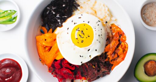 Bibimbap – korejská rýžová mísa.
