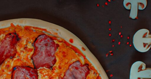 Pizza capricciosa s čerstvými ingrediencemi