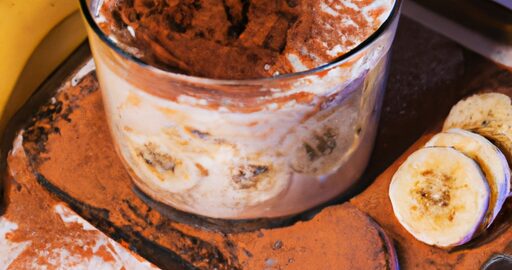 Smažené banány s čokoládou.