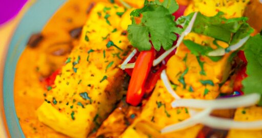 Palak paneer masala placky.