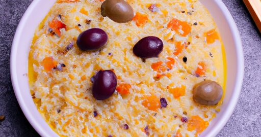 Lamí kuskus s kořeněným masem.