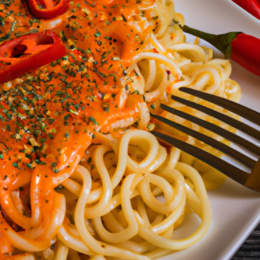 Hovězí nudle s chilli omáčkou