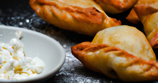 Smažené empanady s masem