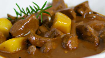 Hovězí Bourguignon s pečivem