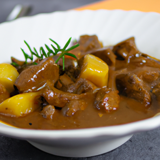 Hovězí Bourguignon s pečivem