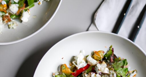 Brokolicový salát s feta sýrem