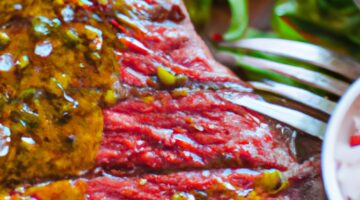 Argentinské grilované steak s chimichurri