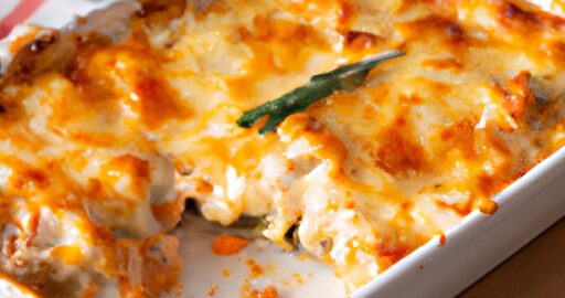 Kuře s hranolkami au gratin