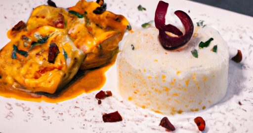 Hovězí kari s rýží a hráškem