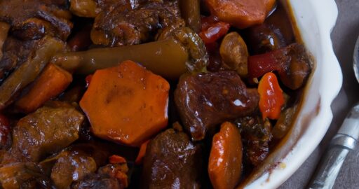 Hovězí Bourguignon s hříbky