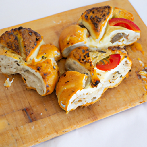 Grilovaný kukuřičný chléb s máslem