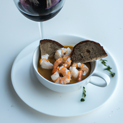 Hovězí burgundské polévka