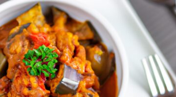 Ratatouille pomocí pečicího papíru