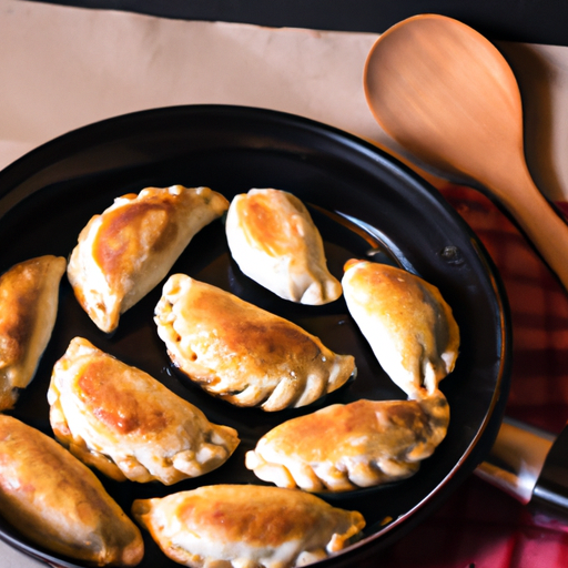 Chilean empanadas se šunkou a sýrem.