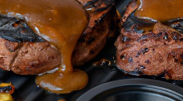 Losos na grillu s BBQ omáčkou