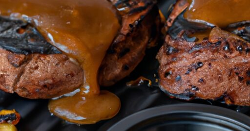 Losos na grillu s BBQ omáčkou