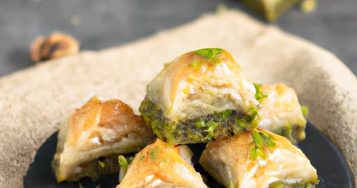 Baklava s pistáciemi a skořicí