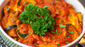 Ratatouille s plátky lilků