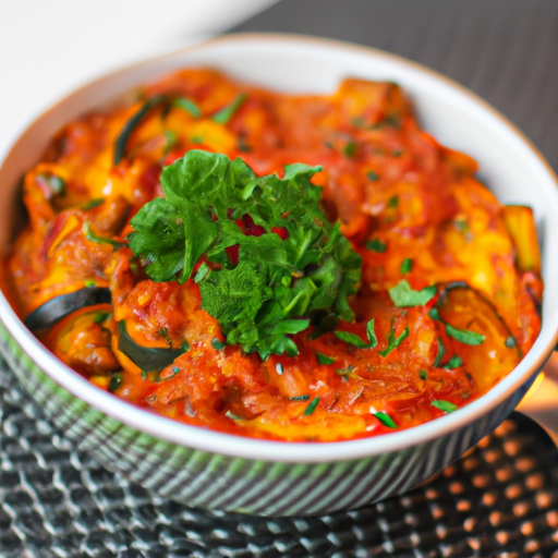 Ratatouille s plátky lilků