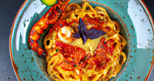 Krevetová pasta s rajčaty