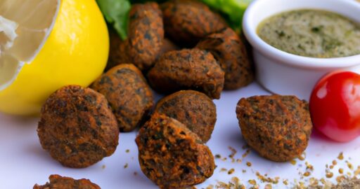 Falafel plněný zelím a rozinkami