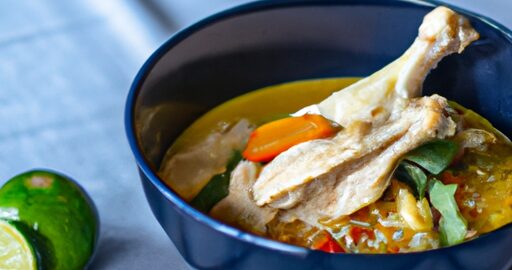 Soto ayam – indonéská kuřecí polévka