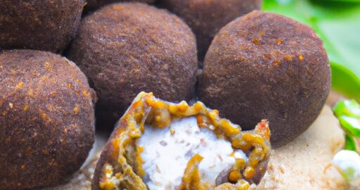 Kibbeh plněné datle a ořechy.