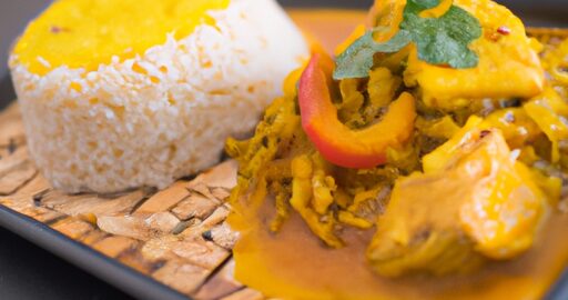 Recept na kuře korma s rýží