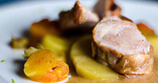 Parmezánová kachna s pomeranči.